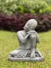  Product image 1 of the product “Amal - Buddha relax - left knee up. 25cm H | cast stone ”